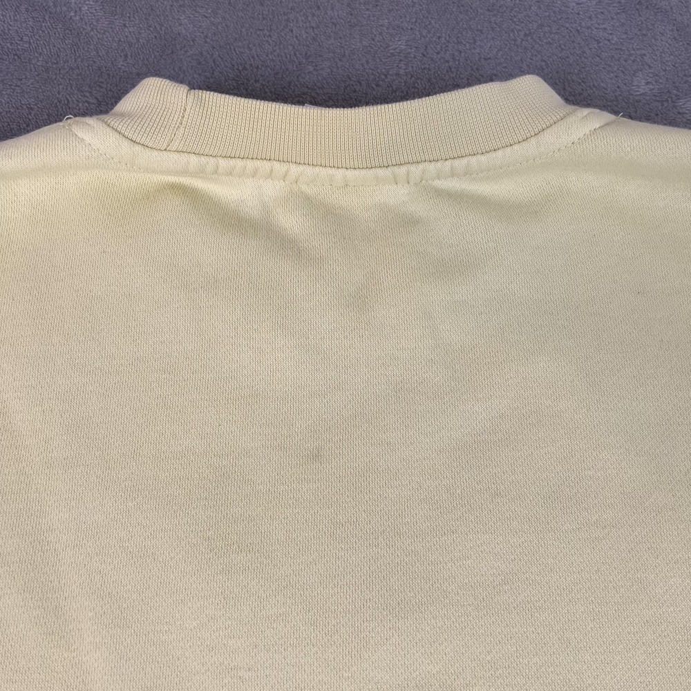 Nike Sweatshirt Mens Medium Yellow Multicolor Outline Logo Crewneck Pullover - Picture 8 of 8